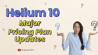 Helium 10 New Price Updates | Helium 10 Major Updates #helium10 #helium10coupon