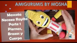 MASCOTA NECAXA PARTE 1 PIERNAS, BRAZOS Y CUERPO