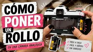 Cómo poner un rollo en tu cámara