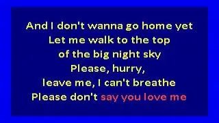 Mitski  - First Love  / Late Spring (karaoke)