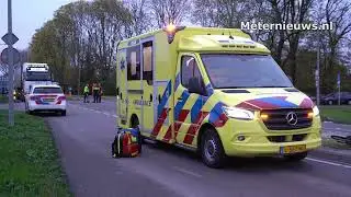Fietser ernstig gewond in Groningen na aanrijding