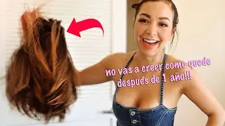ESCONDÍ POR 1 AŃO MI CABELLO BAJO UNA PELUCA Y AQUI SE LOS MUESTRO! CAMBIO EXTREMO DE LOOK