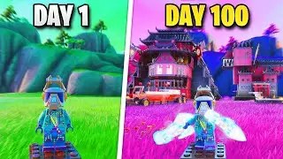 I Spent 100 DAYS In the NEW Lego Ninjago Biome