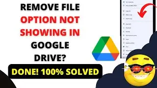 How to Delete Files From Google Drive | Remove File Option Not Showing in Google Drive?
