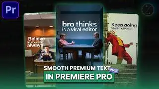 How to Make Premium Text Animations in Premiere Pro (Under 2 Min)