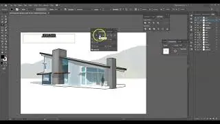 Illustrator House Rendering - Text