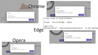 issue with SpeechSynthesisUtterance GeoGebra to speak