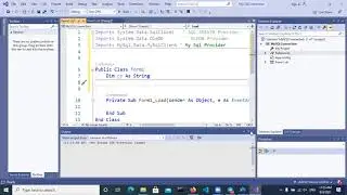 Module 01: Create MySQL Connection in Visual Studio 2019 Using VB.NET | Guru​​​ Tech