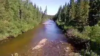 Дорога на Жигаланский водопад. Мост через реку Улс