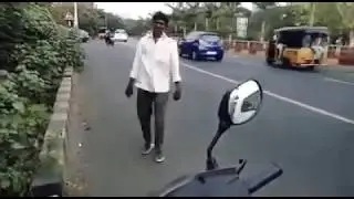 A man showing funny martial arts on streets | Funny Videos