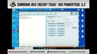 Samsung A035F FRP Unlock via PowerTool 3.2
