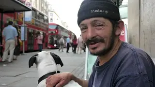 Homer has been sleeping rough in London for the last 20 years.