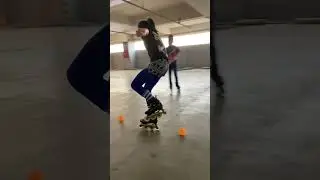 Latihan Sepatu Roda Bersama teman-teman Menyenangkan #shorts  #sepaturoda #speedslalom #inlineskate