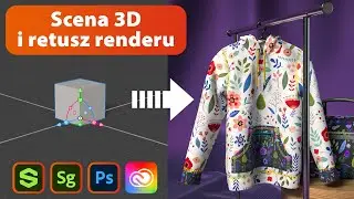 Jak ułożyć scenę 3D w 10 min? Rendering w Substance 3D Stager | Substance 3D + Creative Cloud Cz.3