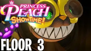 Princess Peach Showtime | Floor 3 Playthrough & Purrjector Cat Boss
