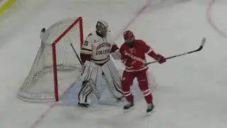 10/11/2019: Spencer Knight iso while SH (Caufield first NCAA goal)