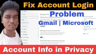 How to fix Gmail/Microsoft account login on windows 10 PC | The AB