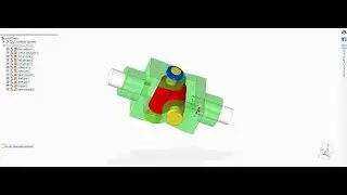 #51 Universal joint assembly | Universal joint part modelling and assembly in solid edge.