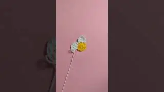 How to Crochet a Daffodil 🌼 #shorts