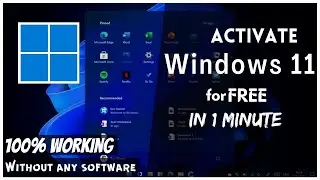 How to Activate Windows 11 for FREE in 1 Minute | Without any Software | Techy Rhino