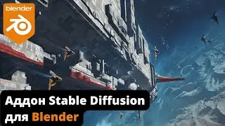 Туториал по рендерингу с помощью ИИ - Stable Diffusion для Blender