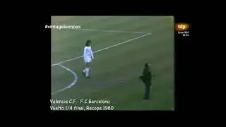 VALENCIA- BARCELONA, RECOPA 1980.