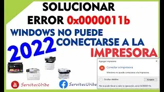 SOLUCIONAR ERROR 0x0000011b Windows no puede Conectarse a la Impresora / Windows 7, 8, 8.1, 10, 11