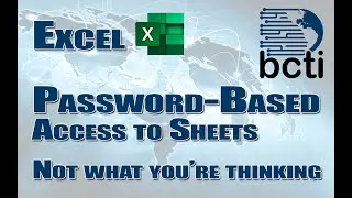 Microsoft Excel - Password to Open Specific Sheets