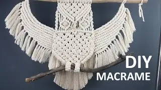 DIY OWL MACRAME/ СОВА МАКРАМЕ