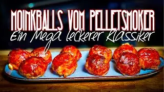 Chili Cheese Moinkballs vom GedaGrill Pelletsmoker - BBQ Klassiker #bbq #grillen #moink #lecker