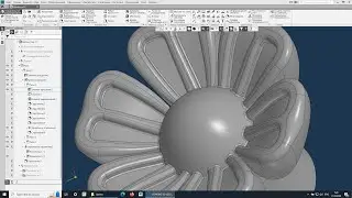 Цветок капители в Компас-3D