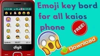 Emoji keybord for all kaios phone