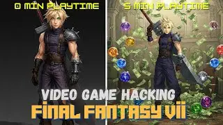 Single Player Game Hacking 101 | Becoming a BILLIONAIRE by manipulating FFVII memory and save games