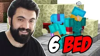 6 BEDİ BİZ KIRDIK (Efso)!!! Minecraft: BED WARS