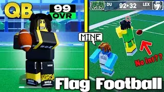 So I Went TRYHARD In This *NEW* Flag Football Game...