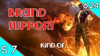 Brand Support S7 - full game w/ commentary | League of Legends