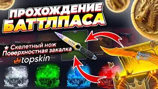 БАТТЛ ПАСС на TOPSKIN! Ну сразу же видно что ПОДКРУТКА! (нет я слился кстати)