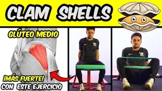 CLAMSHELL 🍑 Fortalece tu GLUTEO MEDIO con Mini Band (Tutorial Completo) ✅
