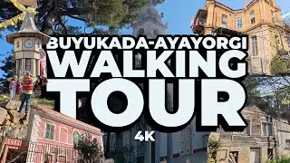 Aya Yorgi Walking Tour, Buyukada 4K 50fps with Captions