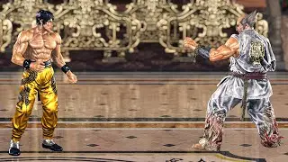 Aggressive Law Fights a Aggro Heihachi Crazy Matches-Tekken 8 Rank