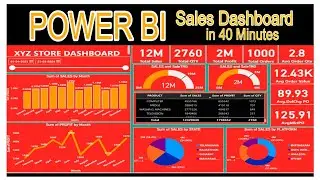 power bi end to end project | sales dashboard power bi | power bi project | power bi tutorial