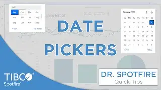 Date Pickers in Spotfire