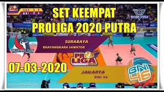 SURABAYA BHAYANGKARA SAMATOR VS JAKARTA BNI 46 - PROLIGA 2020 PUTRA SET KEEMPAT | 07/03/2020