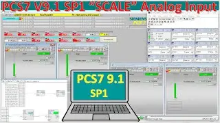 PCS7 V9.1 SP1 SCALE Analog input| PCS7 PLCSIM| Simatic Manager| WinCC Explorer