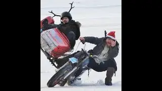 Прикол ! Ново Годняя   ЖЕСТЬ !!! От ЁРШ мото братства
