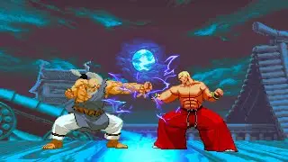 Gouken Vs Geese Howard - Street Fighter X The King Of Fighters