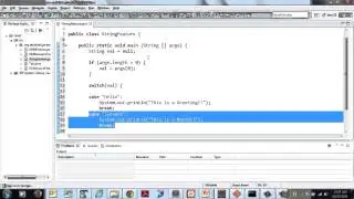 Java 7 Feature - String in Switch Statement