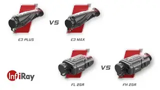 Thermal Imaging Monocular Comparison - E3Max, E3Plus, FH25R, FL25R - InfiRay Outdoor