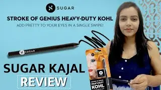 SUGAR KAJAL I First time TRY ON! #kohl #review #black #sugar #sugarkajal