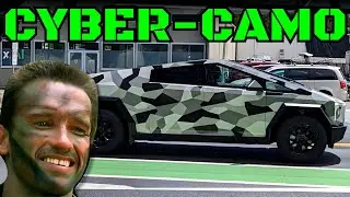 Camouflaged Cybertruck!? | Tesla Time News